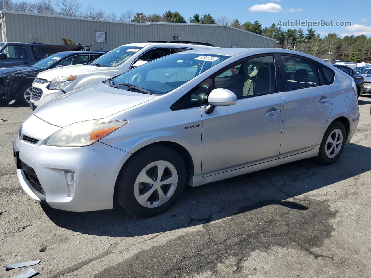 2012 Toyota Prius  Серебряный vin: JTDKN3DU1C5494174