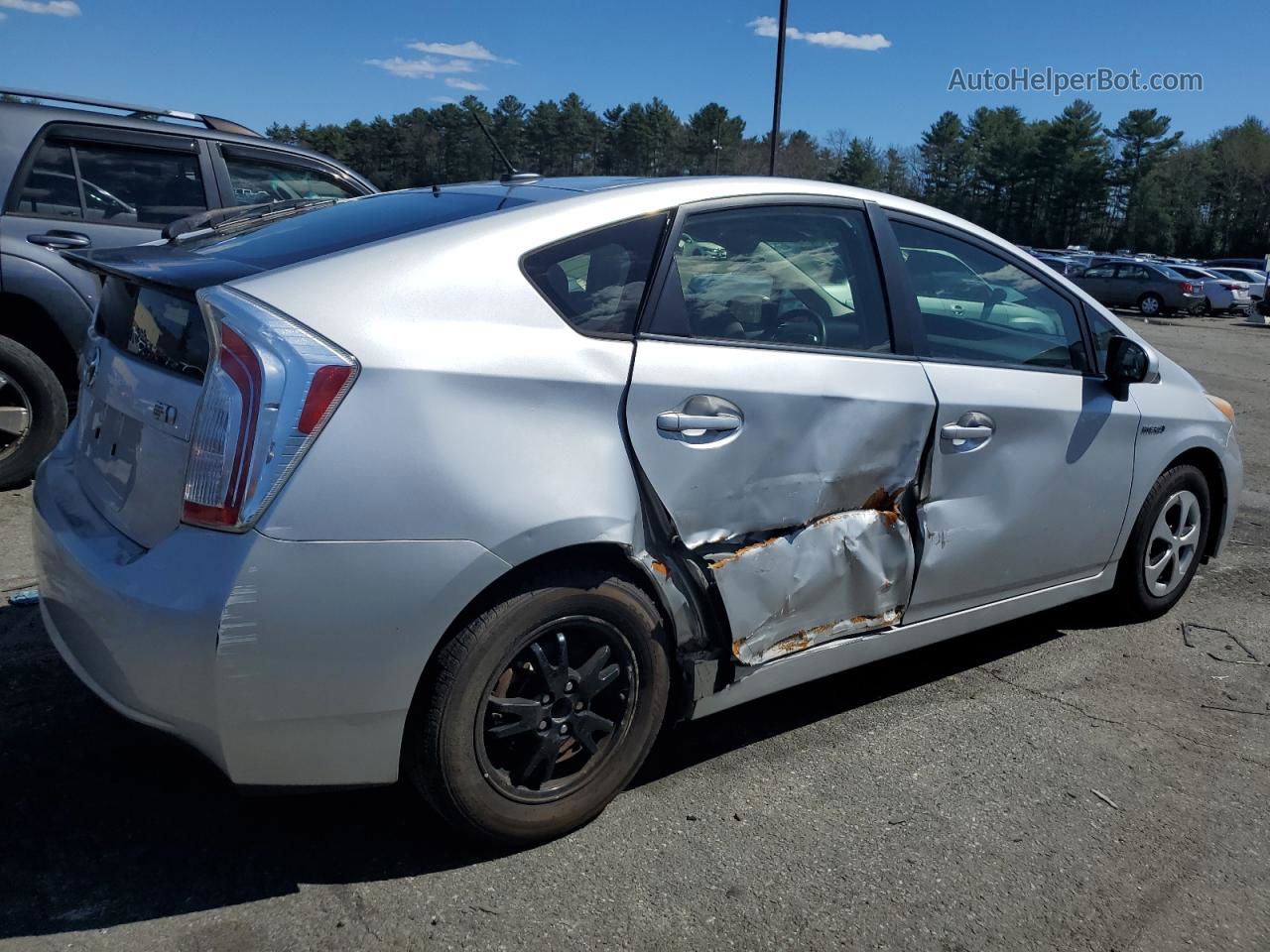 2012 Toyota Prius  Серебряный vin: JTDKN3DU1C5494174