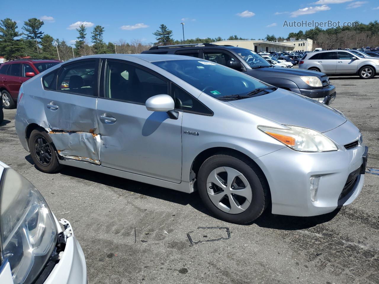 2012 Toyota Prius  Серебряный vin: JTDKN3DU1C5494174