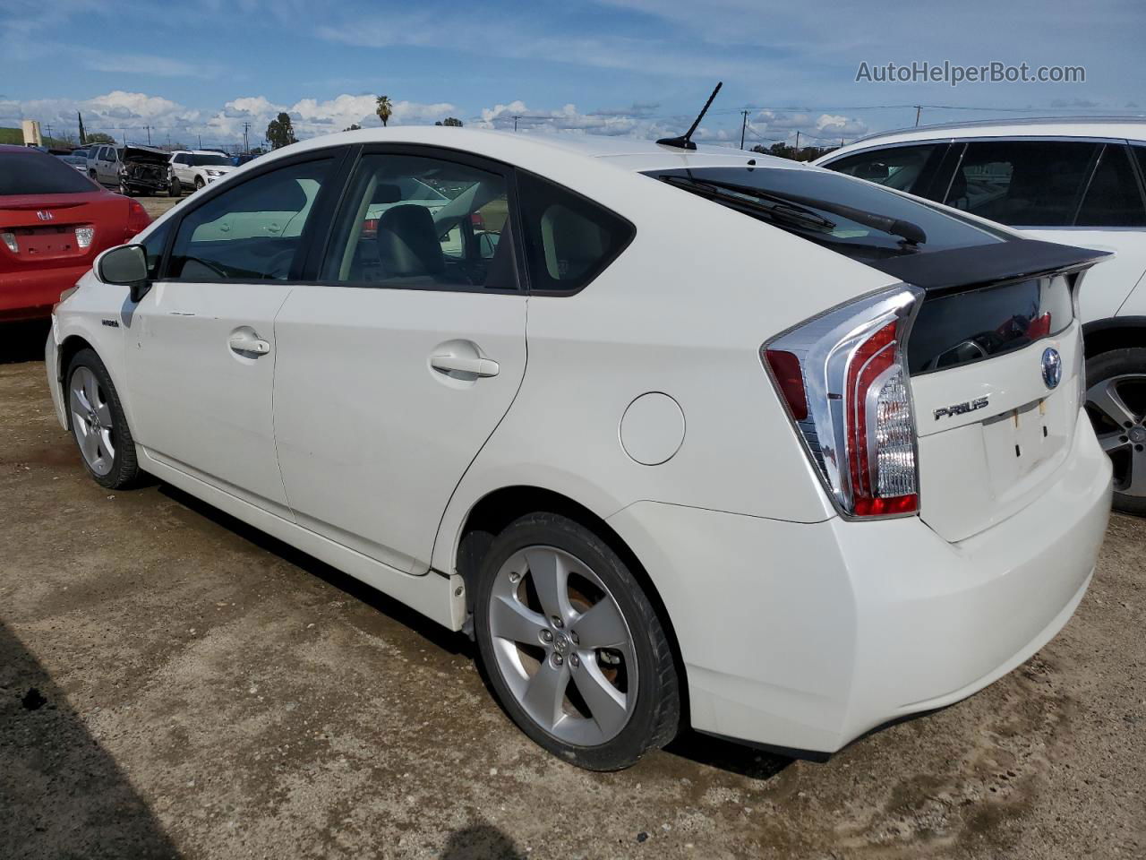 2012 Toyota Prius  White vin: JTDKN3DU1C5506145