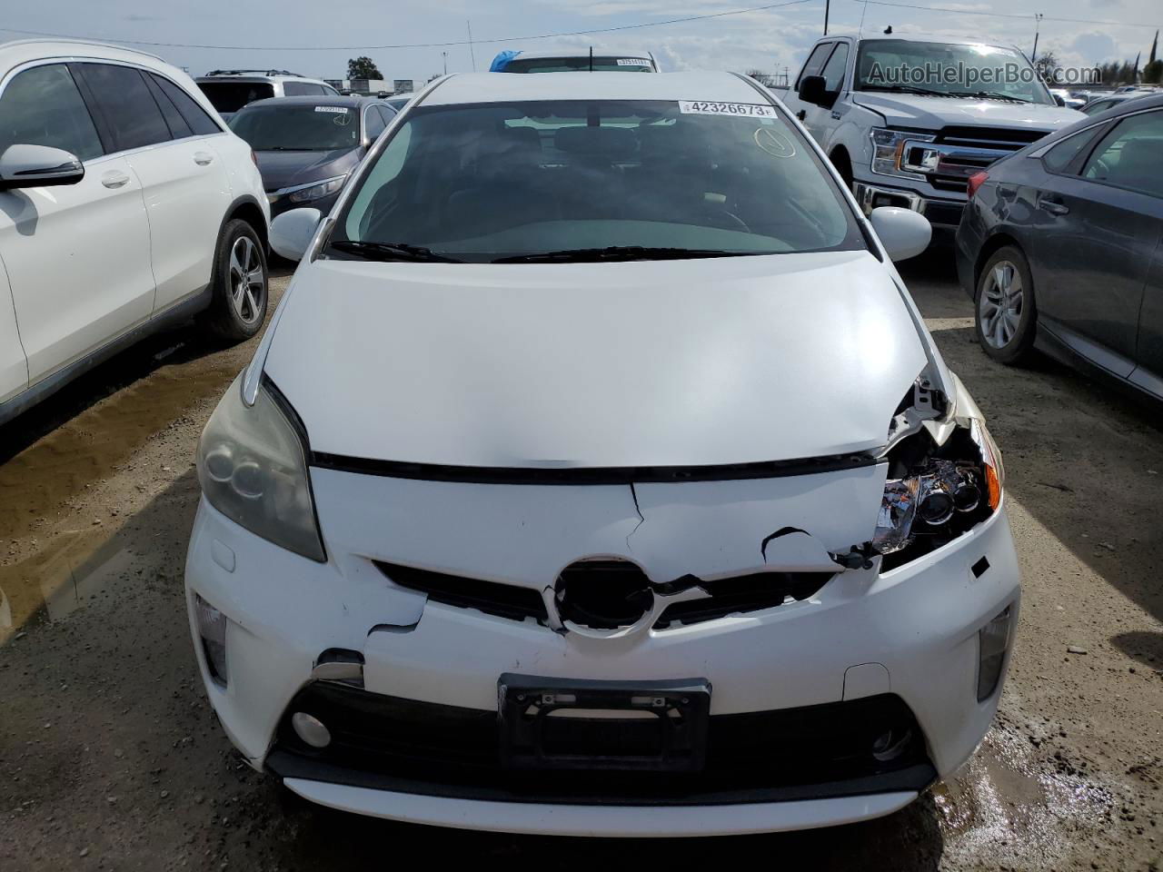 2012 Toyota Prius  Белый vin: JTDKN3DU1C5506145