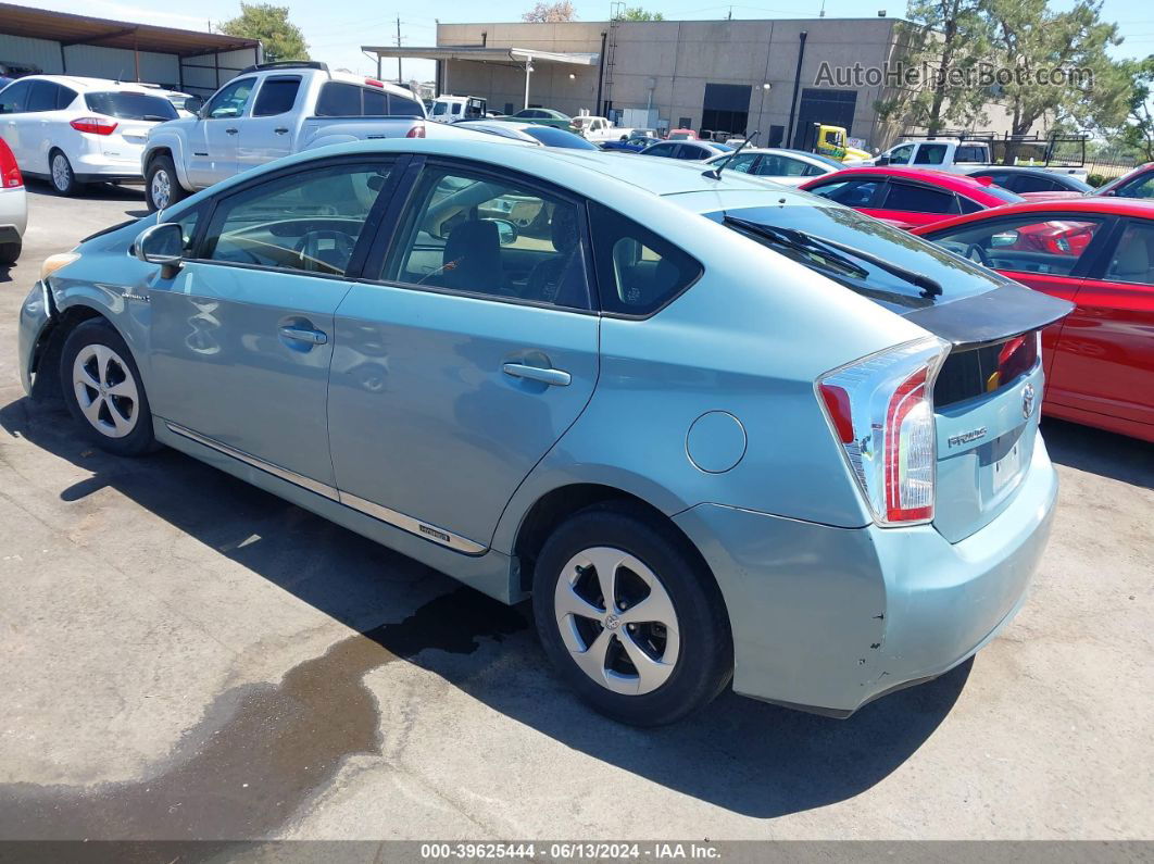 2012 Toyota Prius Two Teal vin: JTDKN3DU1C5512916