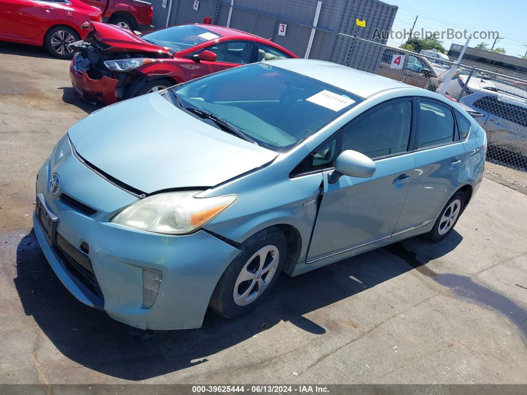 2012 Toyota Prius Two Teal vin: JTDKN3DU1C5512916