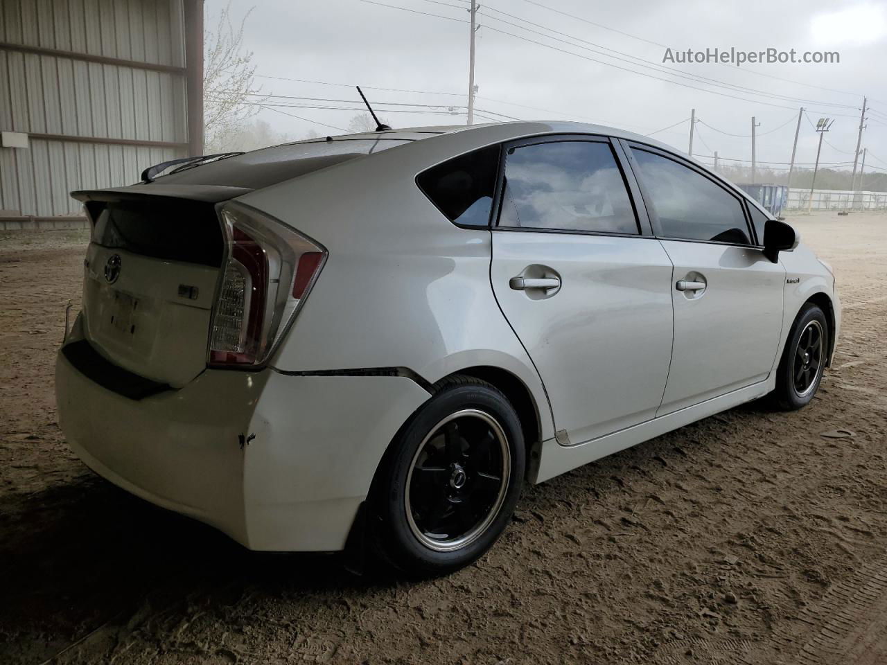 2012 Toyota Prius  White vin: JTDKN3DU1C5517906