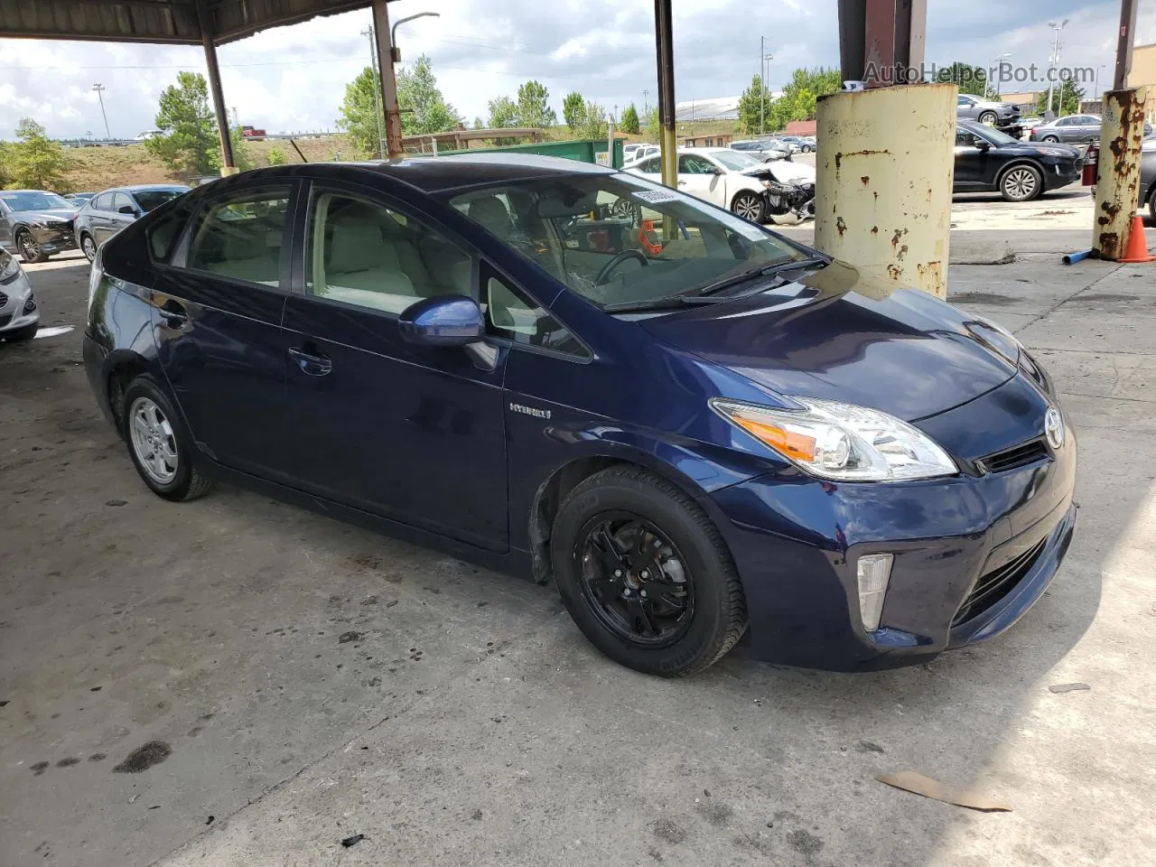 2013 Toyota Prius  Blue vin: JTDKN3DU1D0343463