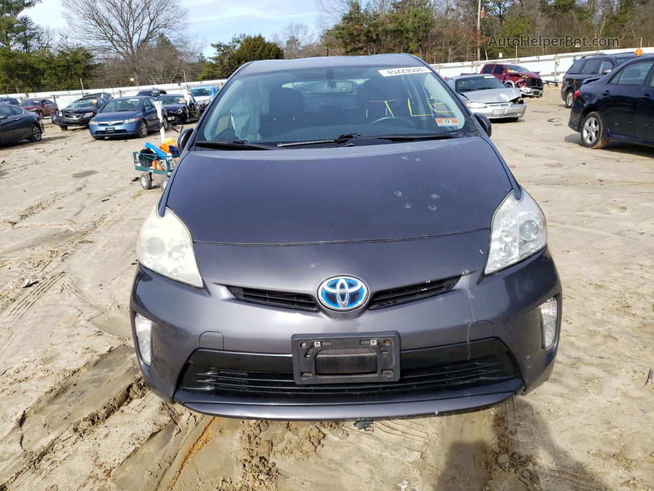 2013 Toyota Prius  Серый vin: JTDKN3DU1D1617318