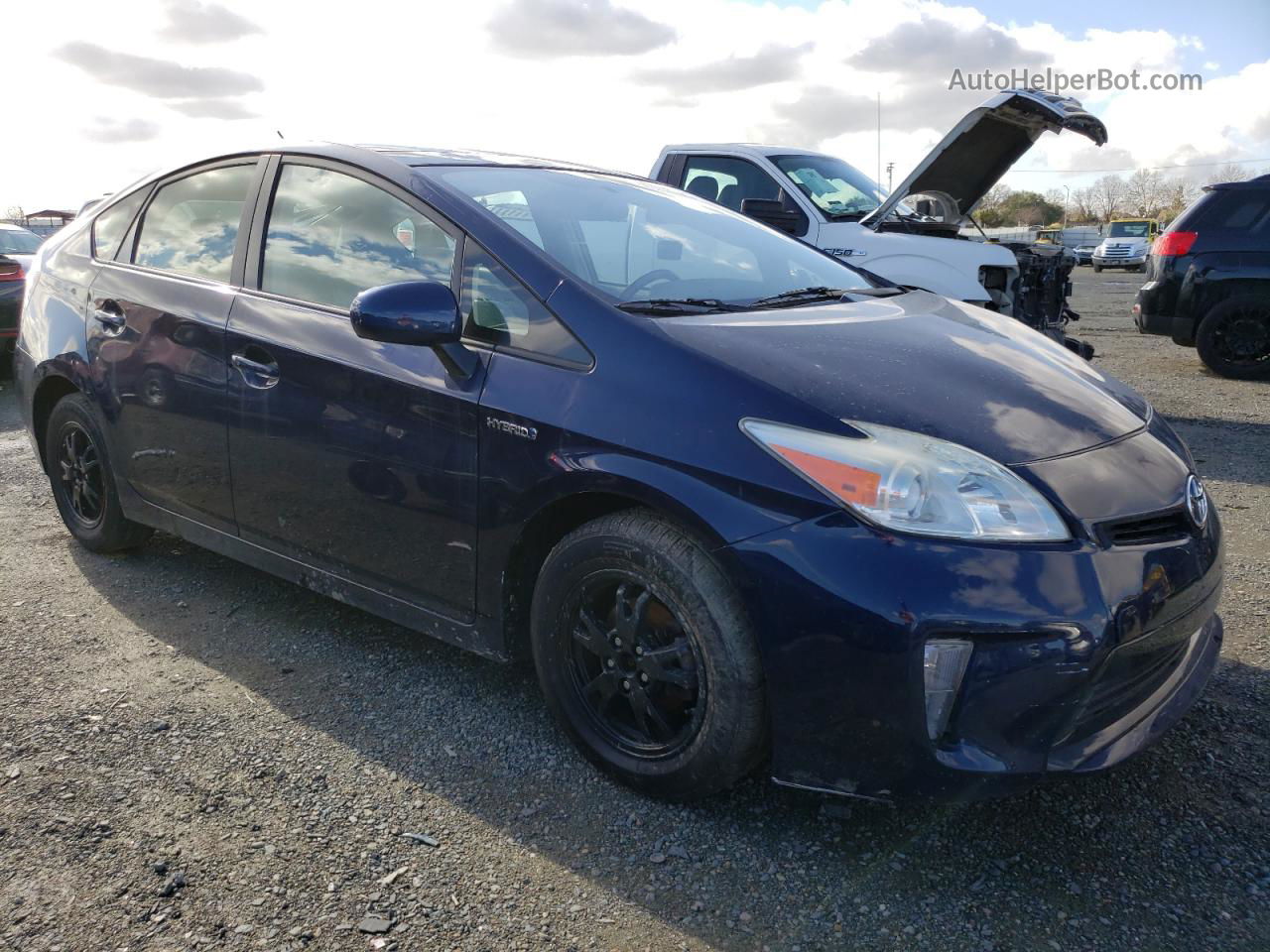 2013 Toyota Prius  Синий vin: JTDKN3DU1D1671802