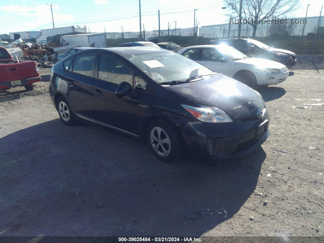 2013 Toyota Prius Two Blue vin: JTDKN3DU1D1684369