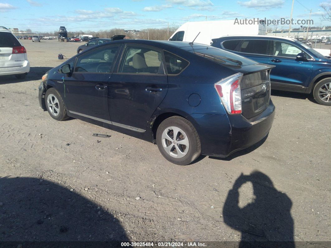 2013 Toyota Prius Two Blue vin: JTDKN3DU1D1684369