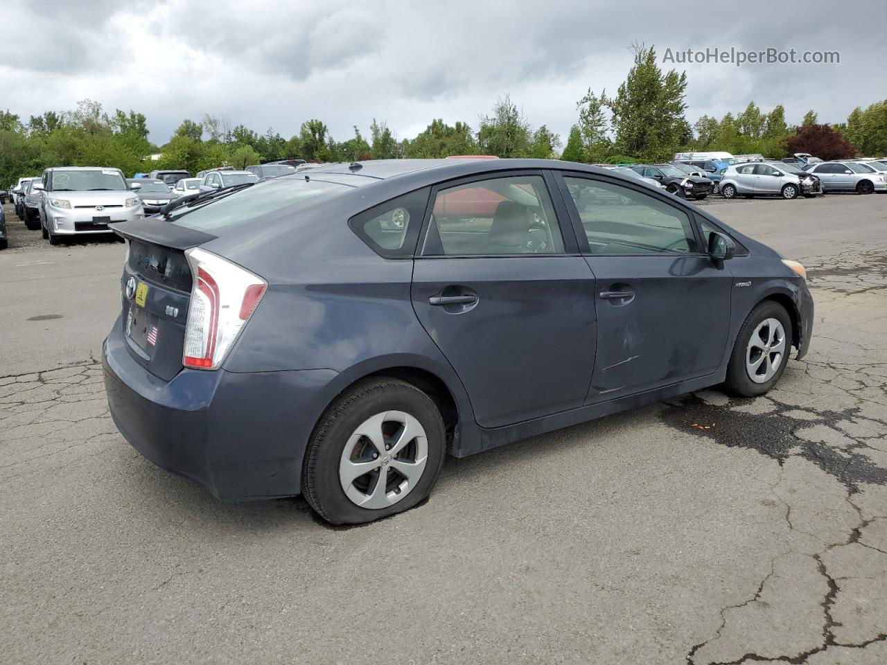 2013 Toyota Prius  Gray vin: JTDKN3DU1D1691239