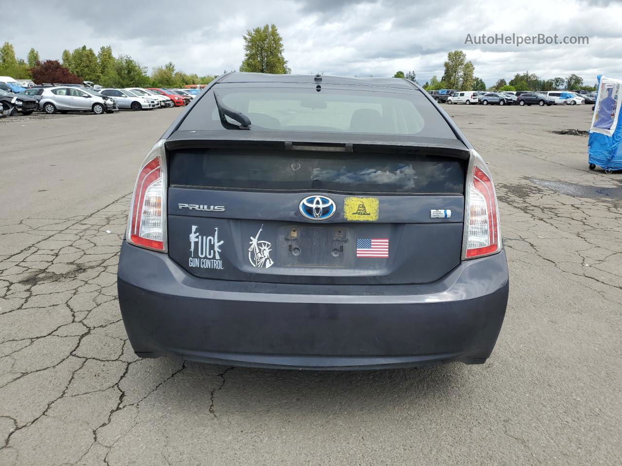 2013 Toyota Prius  Gray vin: JTDKN3DU1D1691239