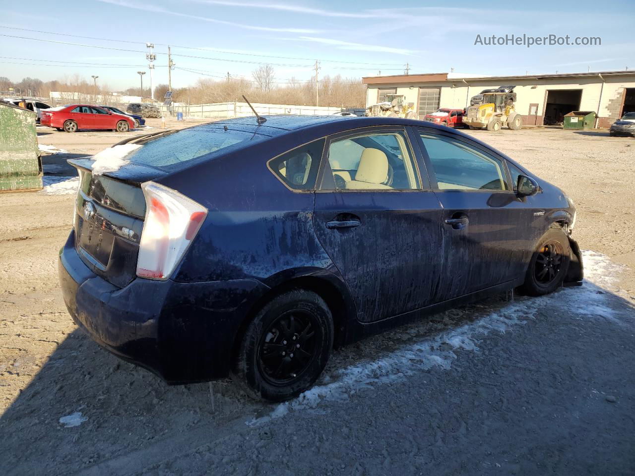 2013 Toyota Prius  Синий vin: JTDKN3DU1D1707309