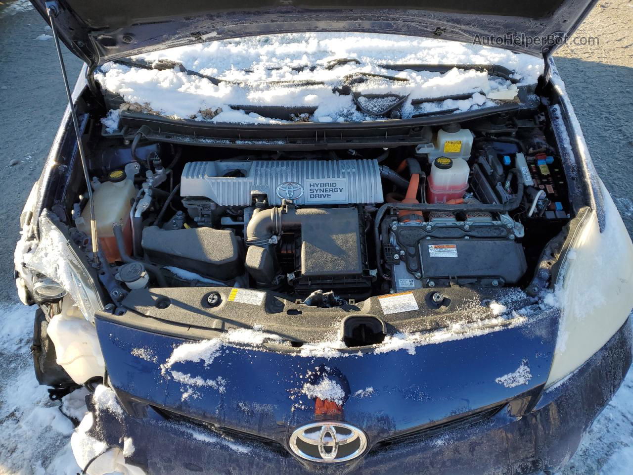 2013 Toyota Prius  Синий vin: JTDKN3DU1D1707309