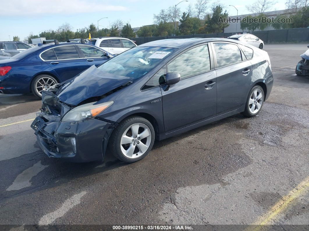 2013 Toyota Prius Five Gray vin: JTDKN3DU1D1715782