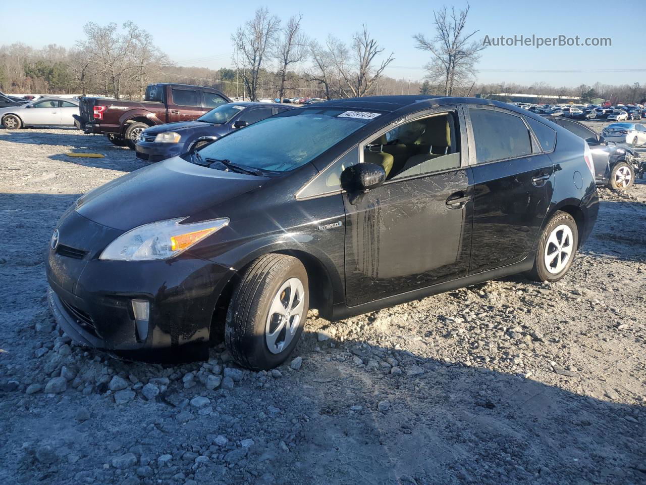 2013 Toyota Prius  Черный vin: JTDKN3DU1D1734753