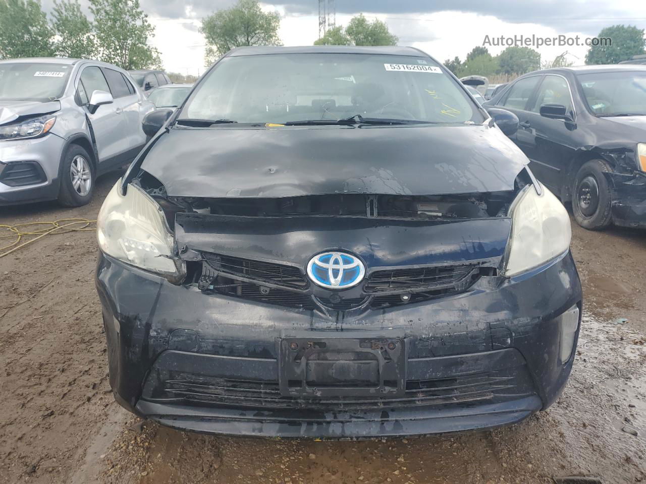 2013 Toyota Prius  Черный vin: JTDKN3DU1D5590226