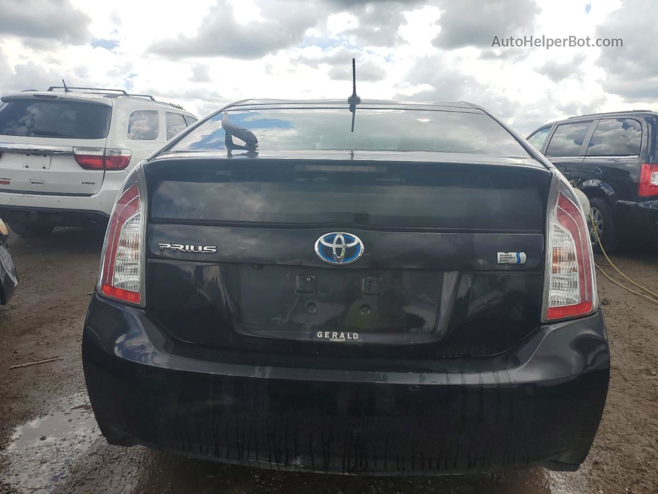 2013 Toyota Prius  Black vin: JTDKN3DU1D5590226