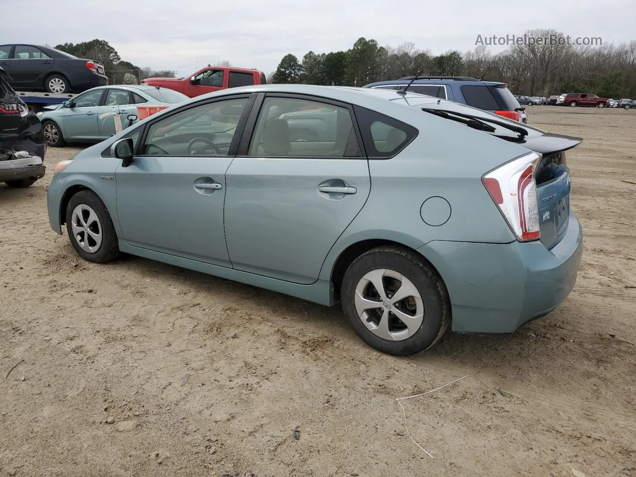 2013 Toyota Prius  Синий vin: JTDKN3DU1D5598861