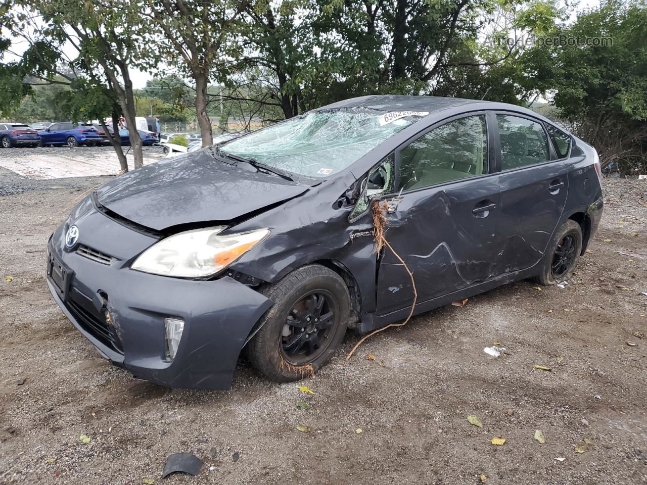 2013 Toyota Prius  Charcoal vin: JTDKN3DU1D5632717