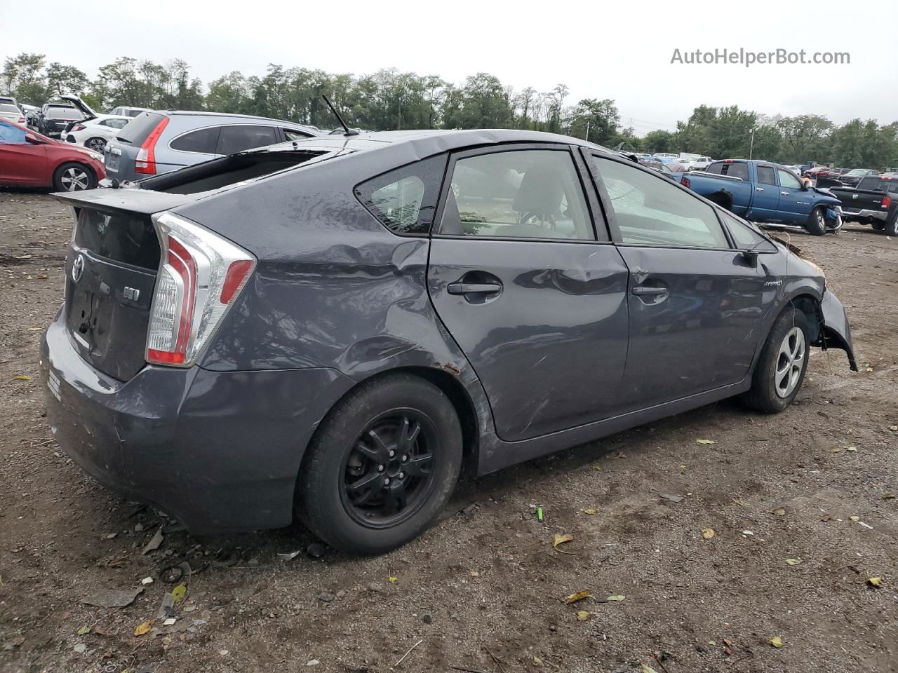 2013 Toyota Prius  Charcoal vin: JTDKN3DU1D5632717