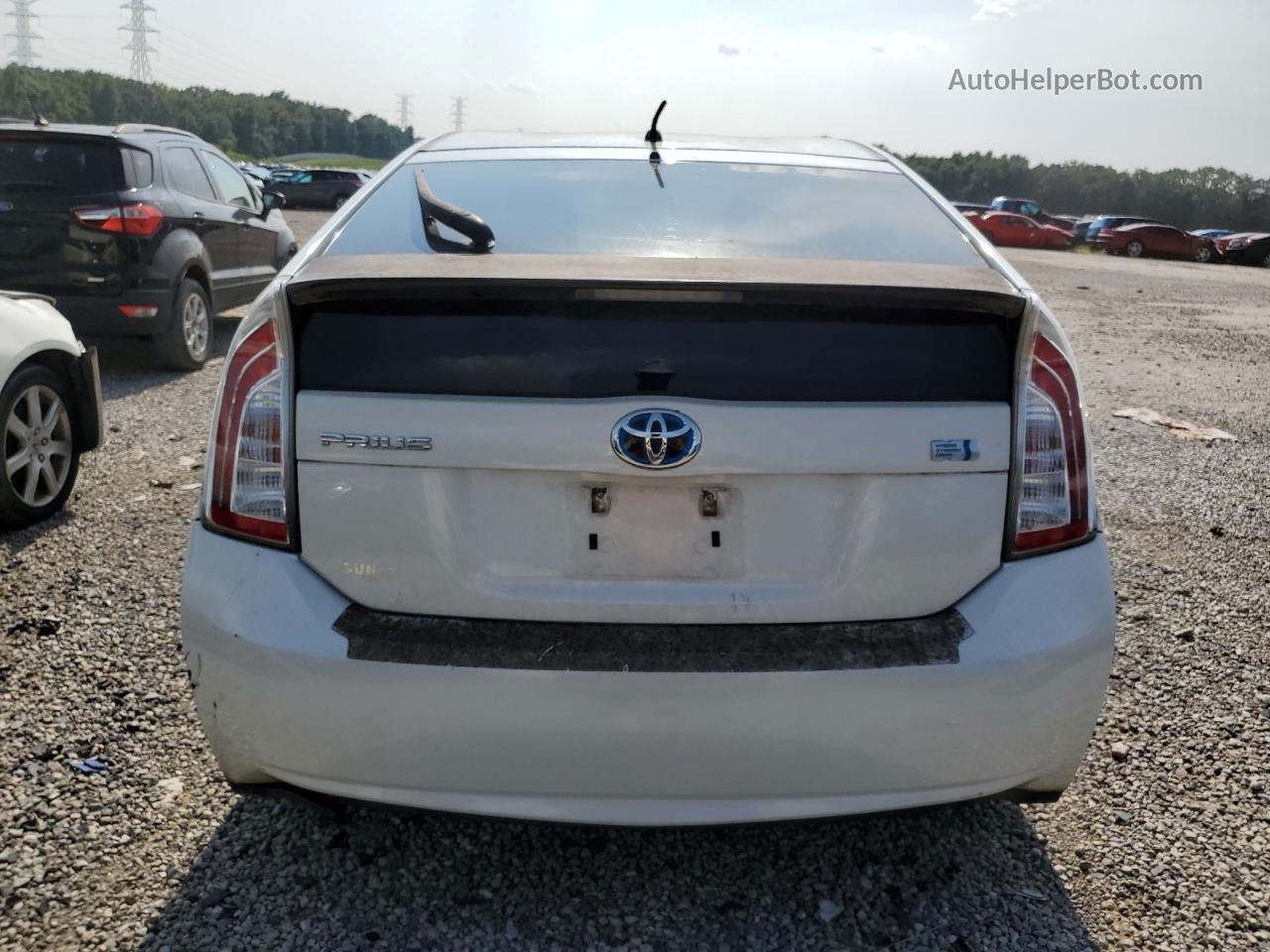 2013 Toyota Prius  White vin: JTDKN3DU1D5636816