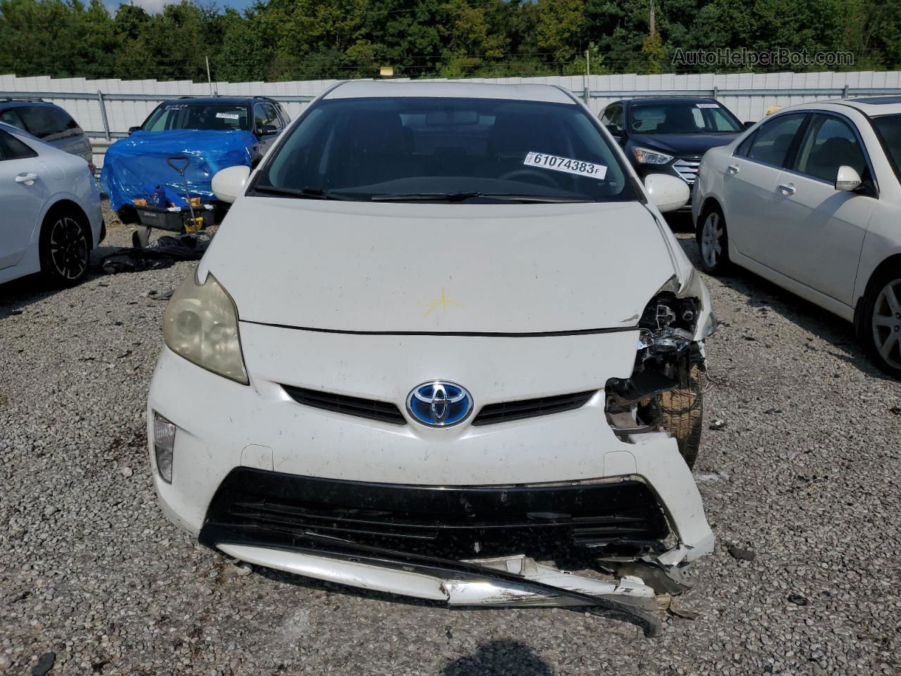 2013 Toyota Prius  White vin: JTDKN3DU1D5636816