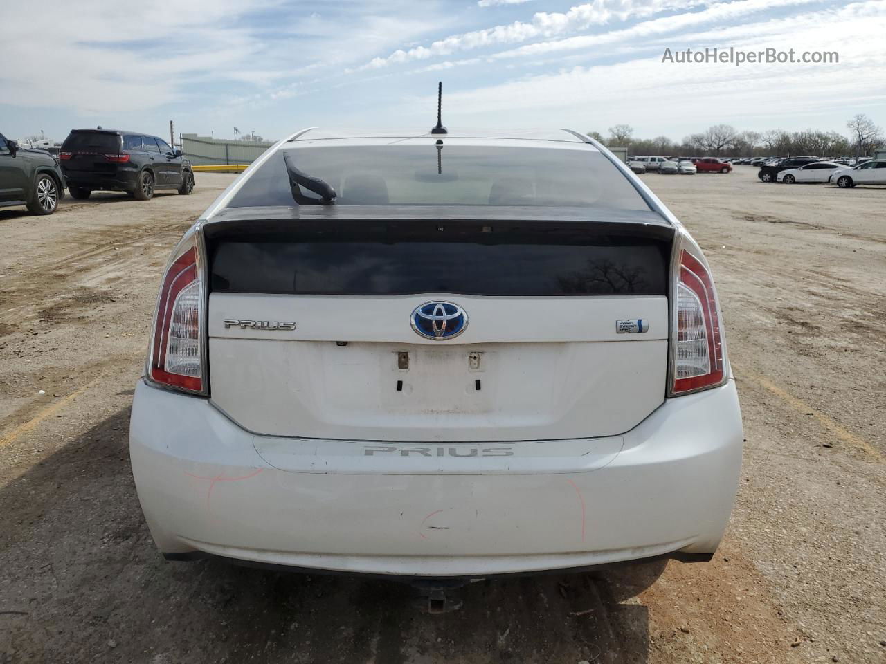 2013 Toyota Prius  White vin: JTDKN3DU1D5659559