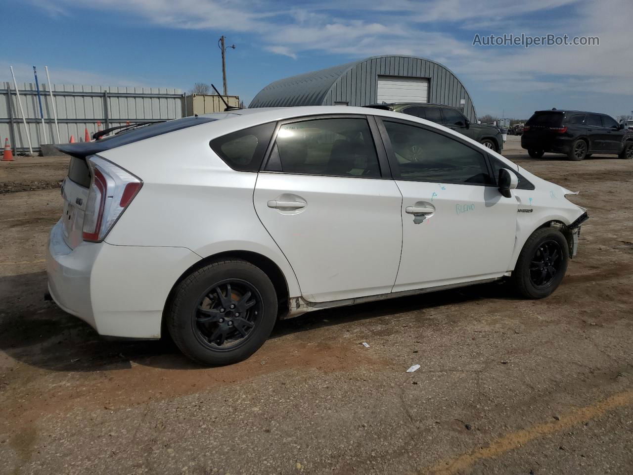 2013 Toyota Prius  White vin: JTDKN3DU1D5659559