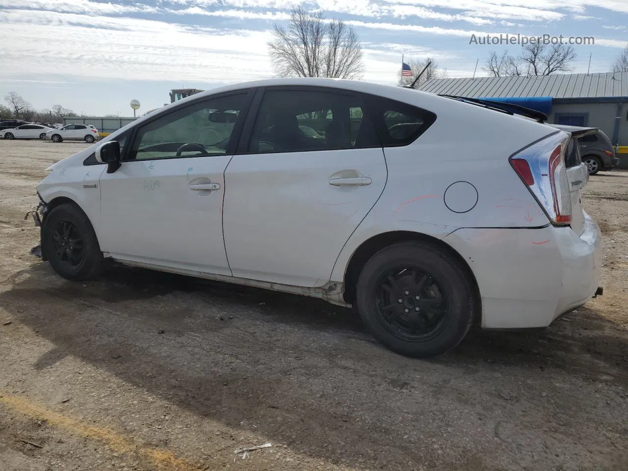 2013 Toyota Prius  White vin: JTDKN3DU1D5659559