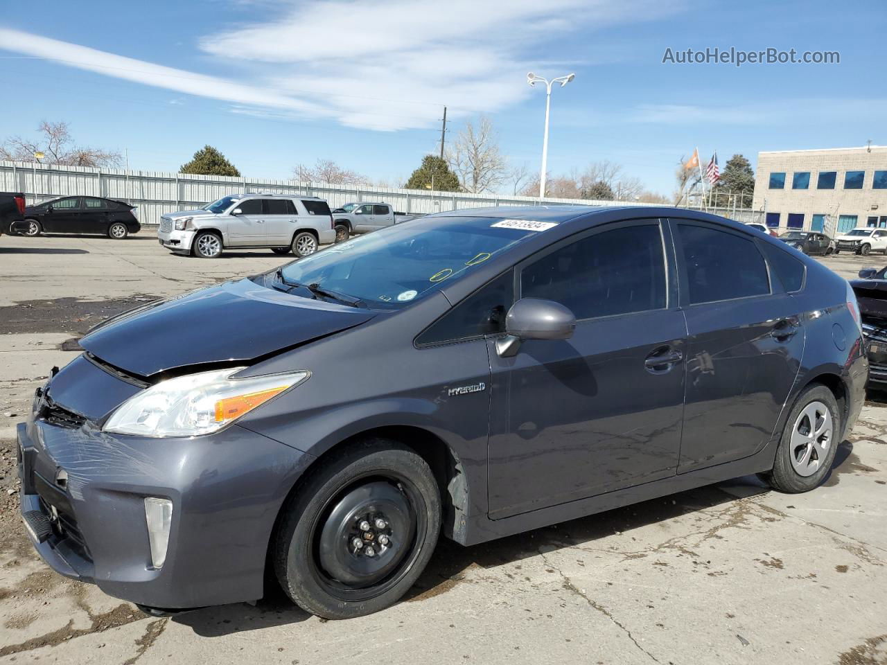 2013 Toyota Prius  Угольный vin: JTDKN3DU1D5669220