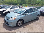 2013 Toyota Prius Two Light Blue vin: JTDKN3DU1D5684722