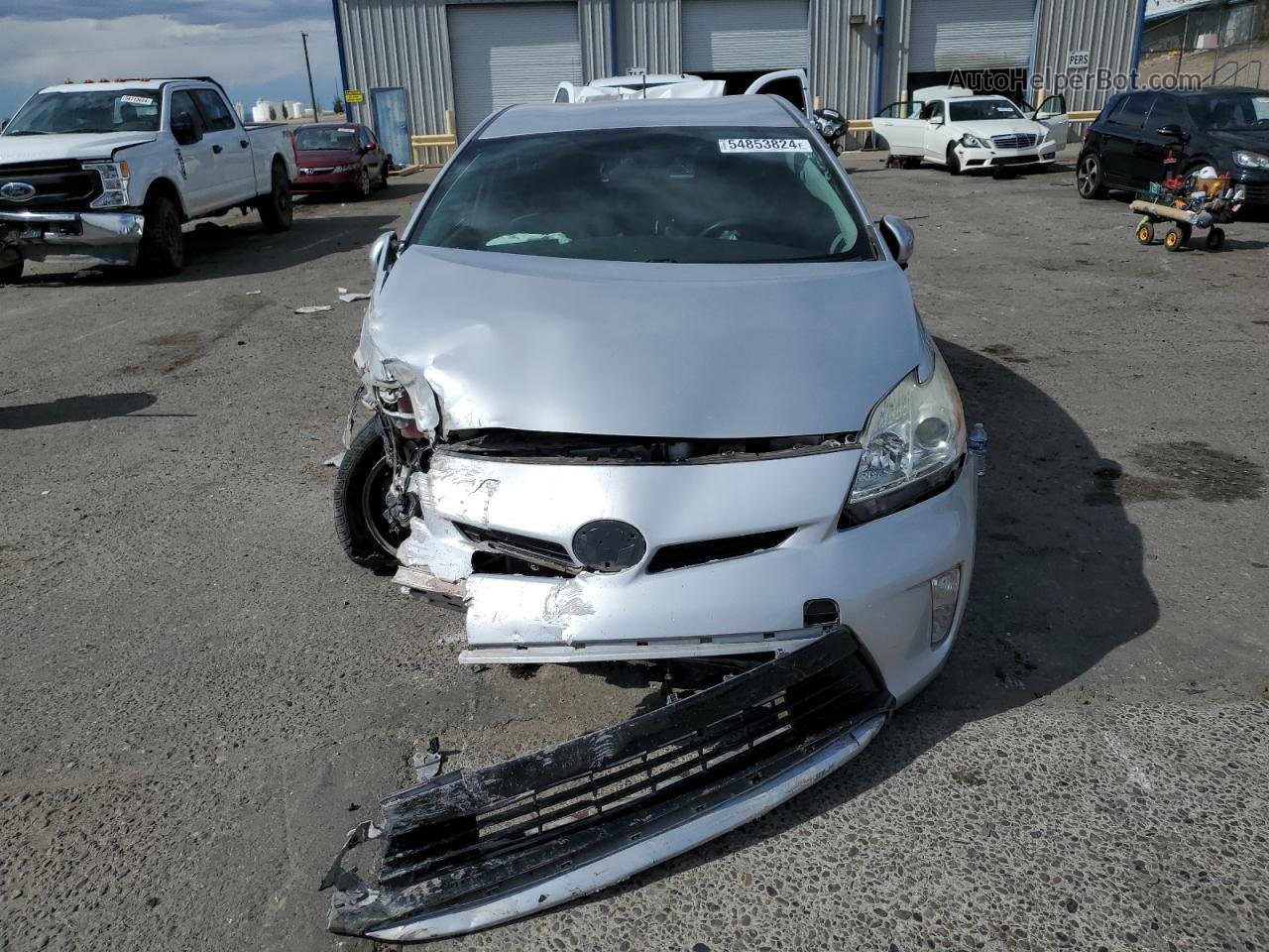 2014 Toyota Prius  Silver vin: JTDKN3DU1E0392146