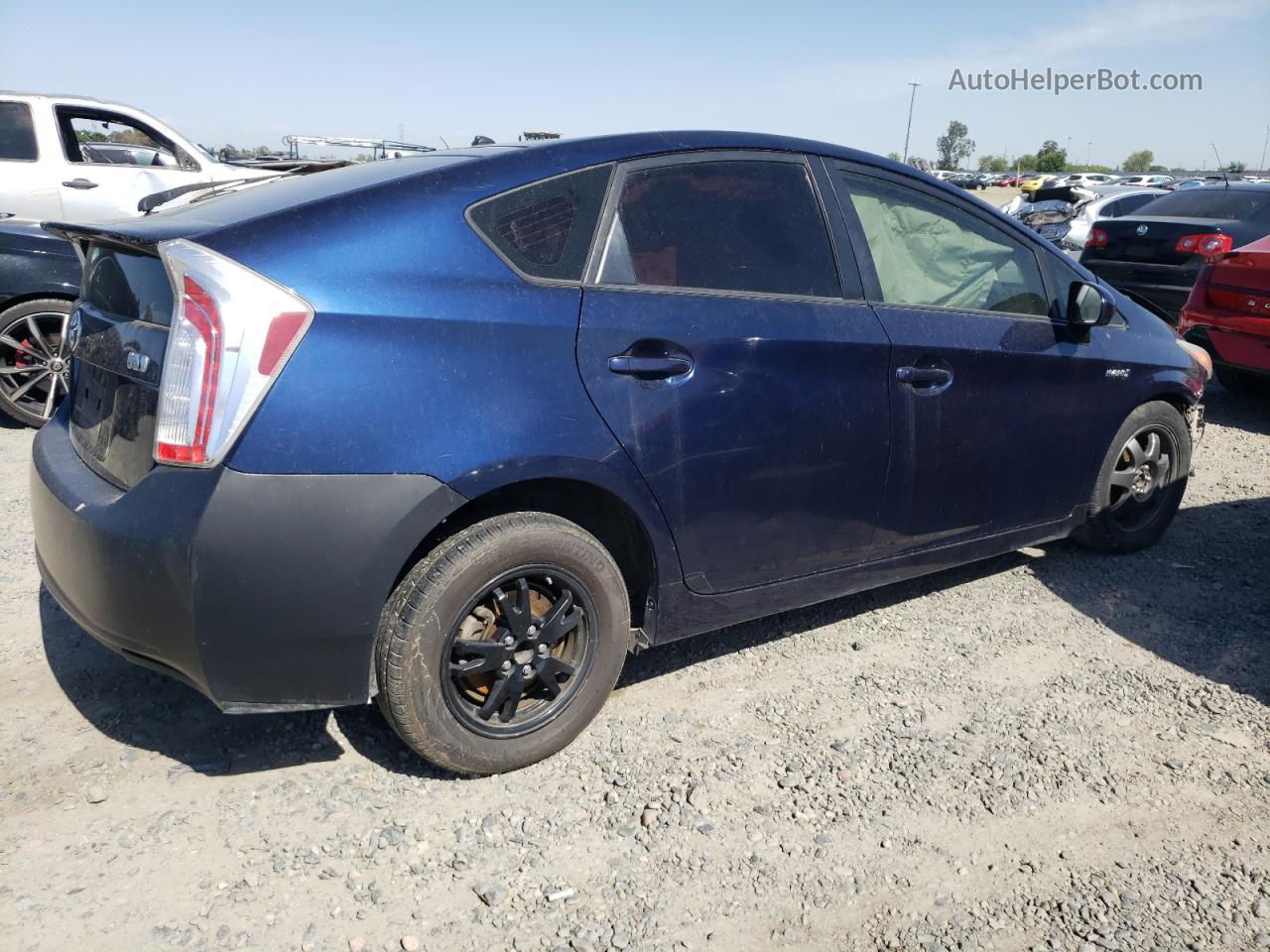 2014 Toyota Prius  Blue vin: JTDKN3DU1E1744085