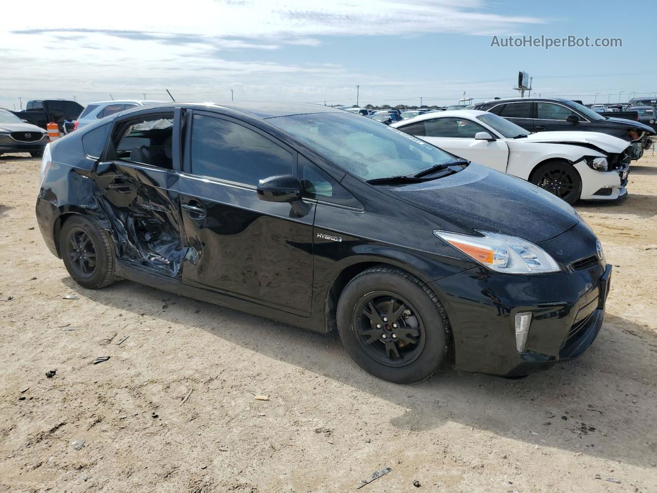 2014 Toyota Prius  Черный vin: JTDKN3DU1E1758231