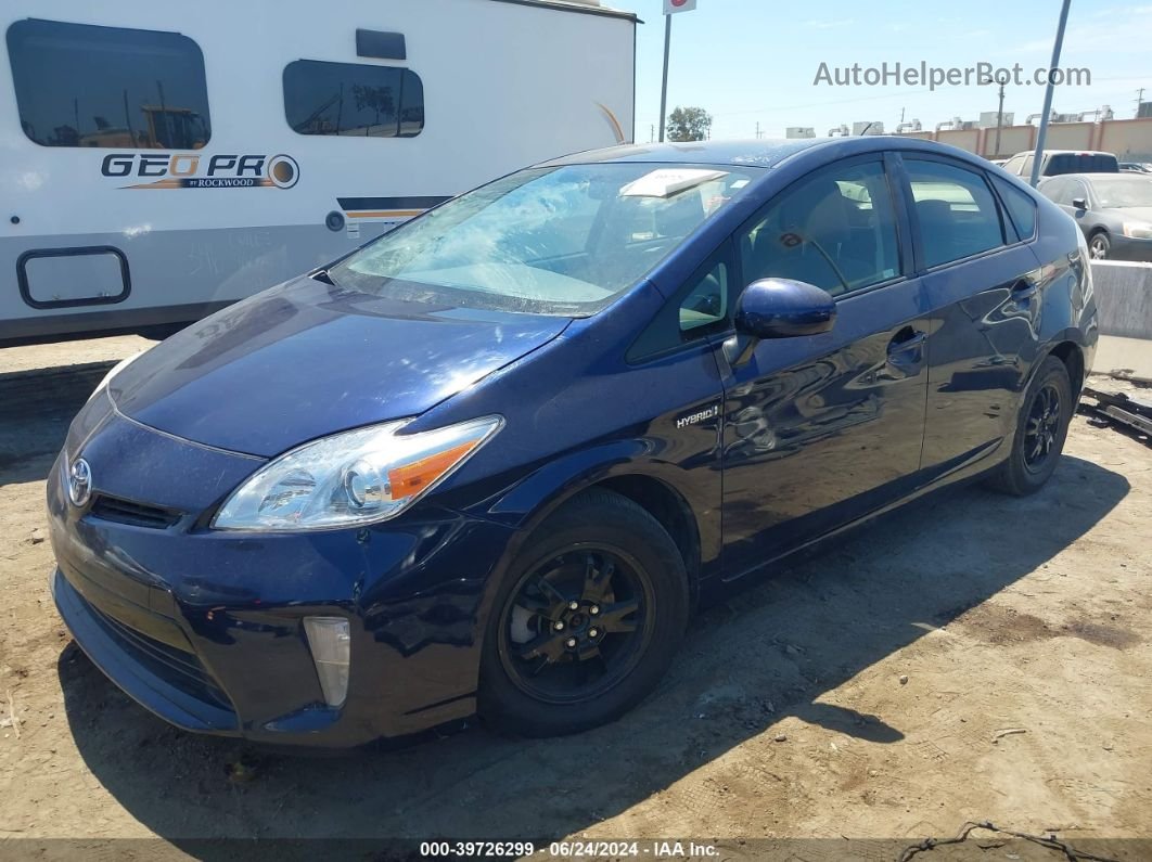 2014 Toyota Prius Two Blue vin: JTDKN3DU1E1759721