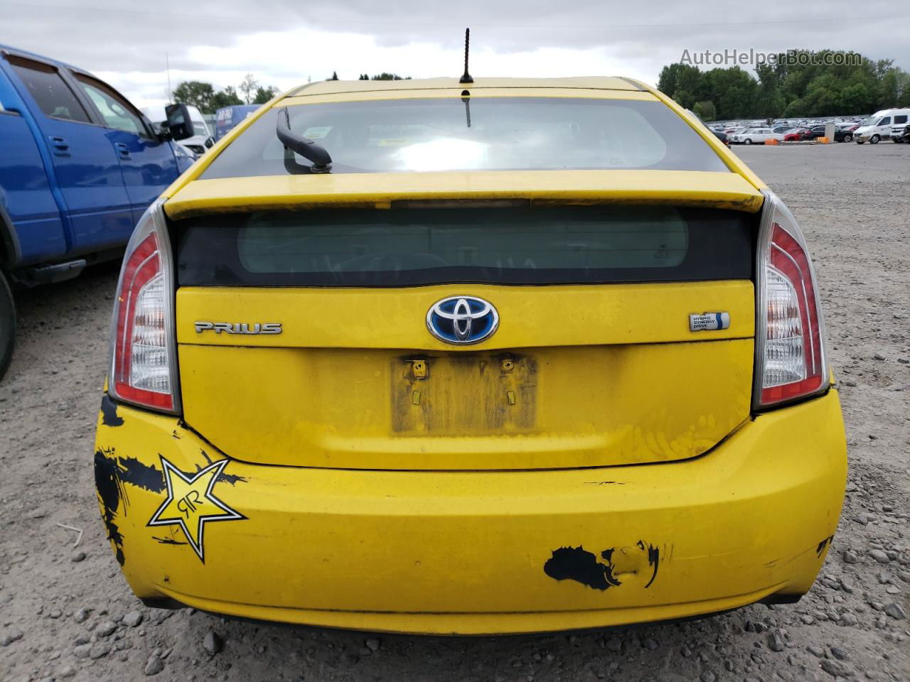 2014 Toyota Prius  Yellow vin: JTDKN3DU1E1772064