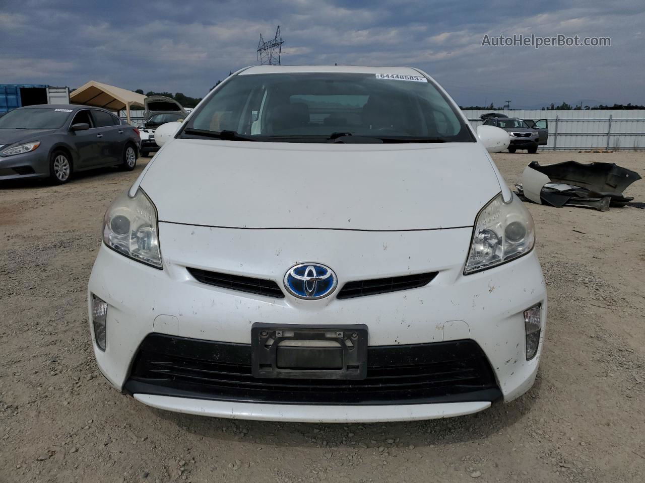 2014 Toyota Prius  White vin: JTDKN3DU1E1774123