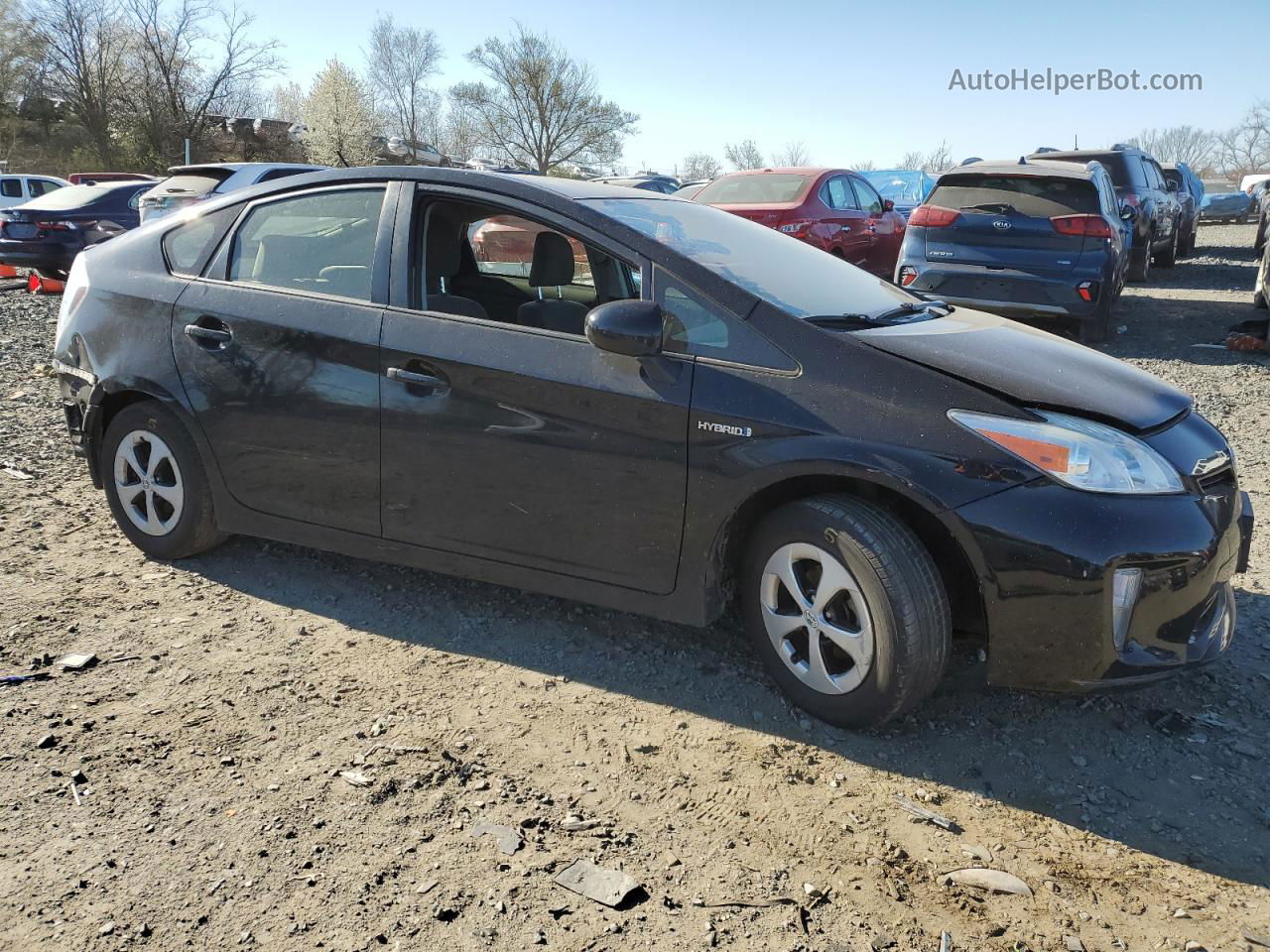 2015 Toyota Prius  Black vin: JTDKN3DU1F0438012