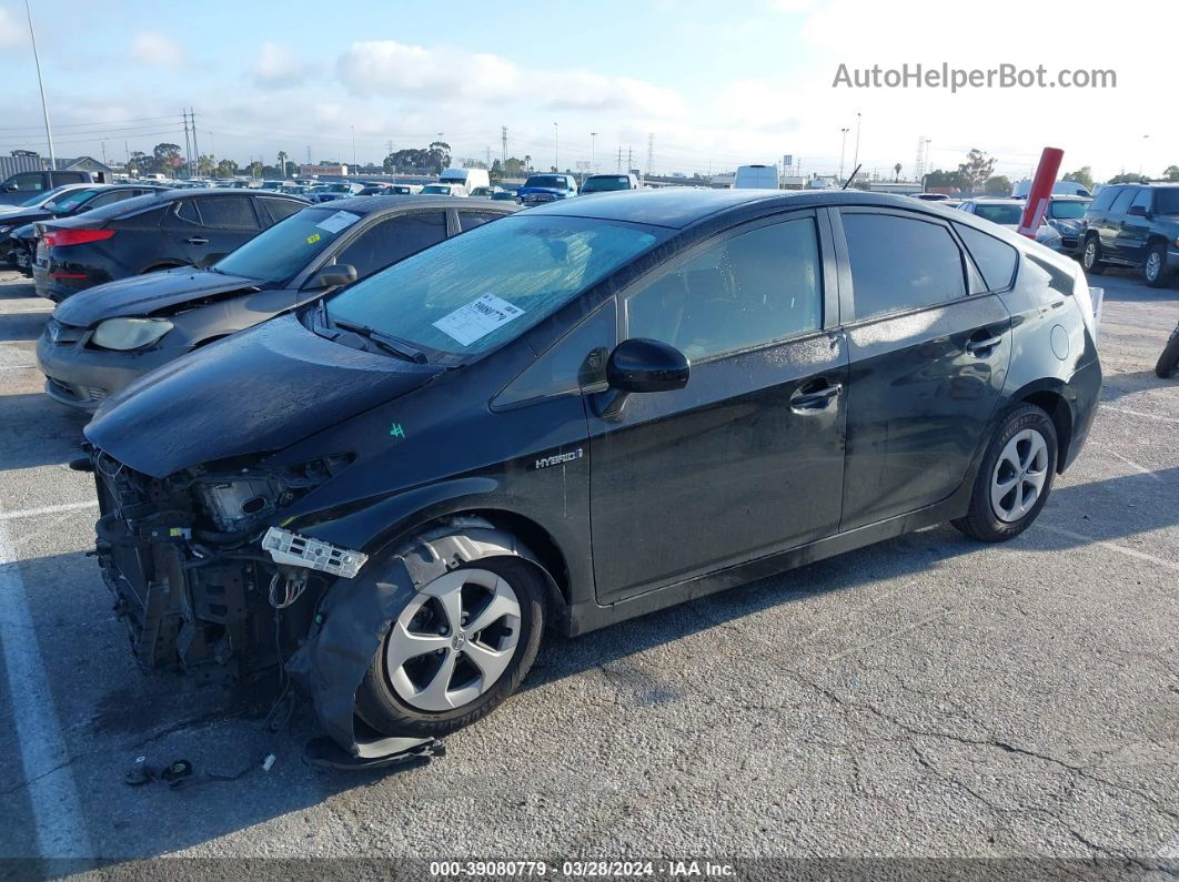 2015 Toyota Prius Two Черный vin: JTDKN3DU1F0450970