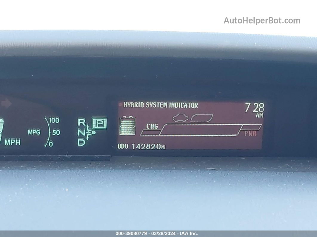 2015 Toyota Prius Two Черный vin: JTDKN3DU1F0450970