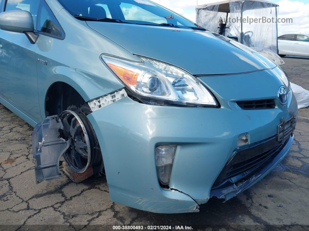 2015 Toyota Prius Two Бирюзовый vin: JTDKN3DU1F1969818