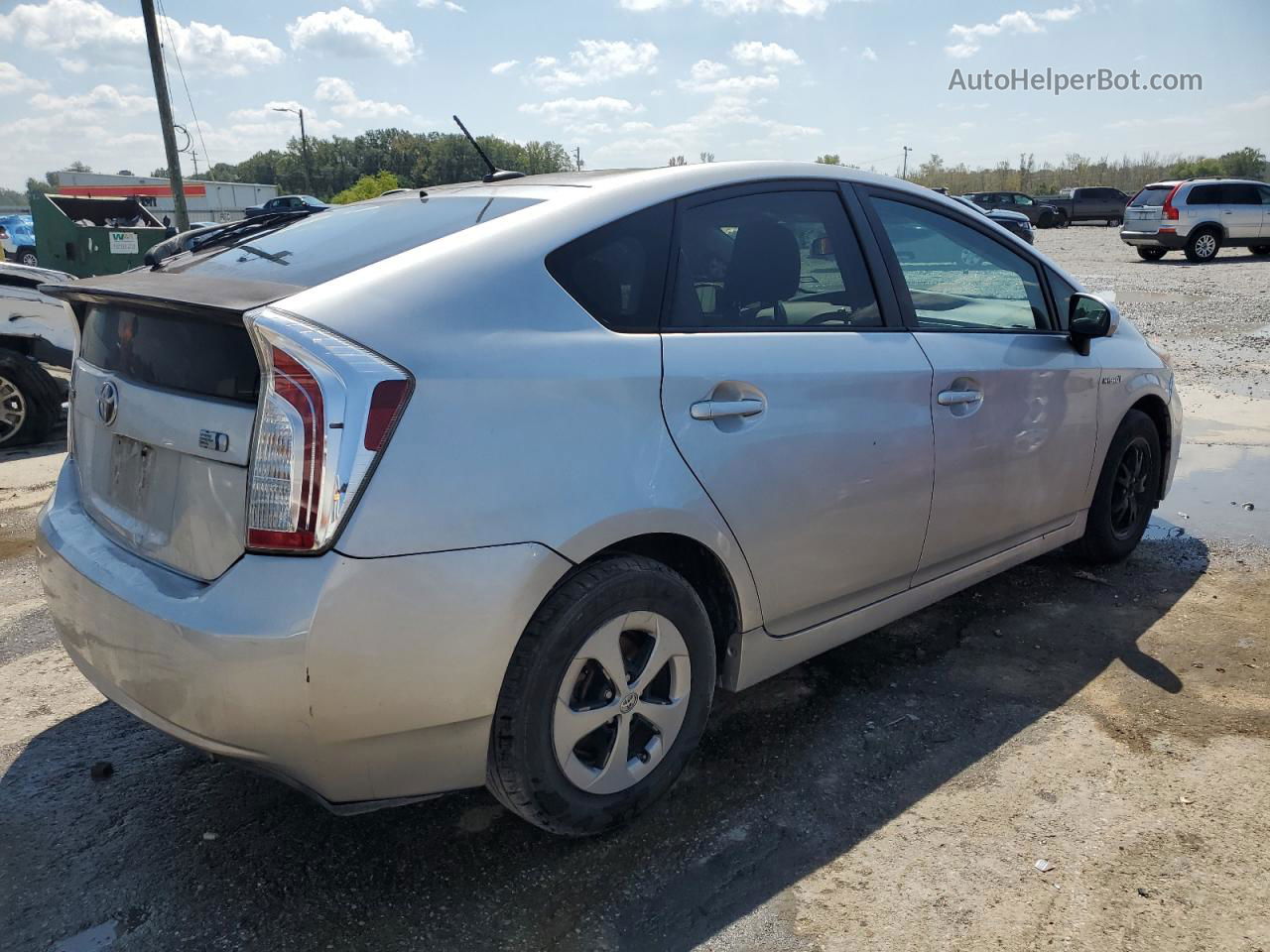 2013 Toyota Prius  Silver vin: JTDKN3DU2A0126158