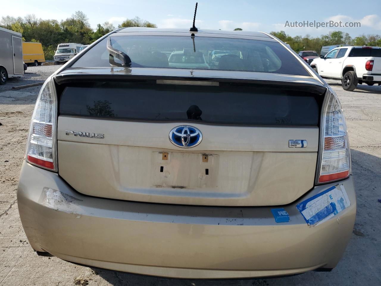 2011 Toyota Prius  Tan vin: JTDKN3DU2B1445233