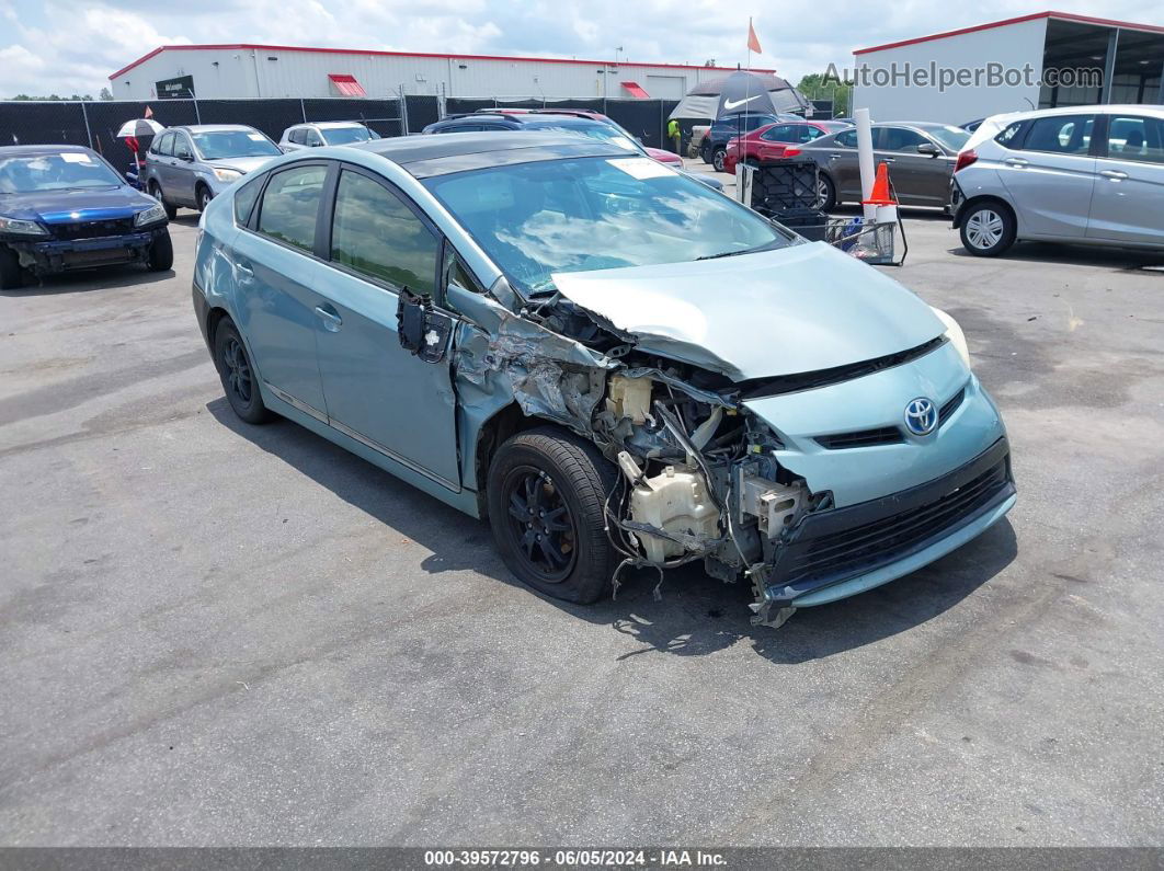 2012 Toyota Prius Three Light Blue vin: JTDKN3DU2C1492750