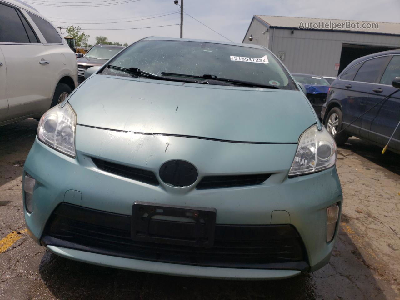 2012 Toyota Prius  Turquoise vin: JTDKN3DU2C1541056