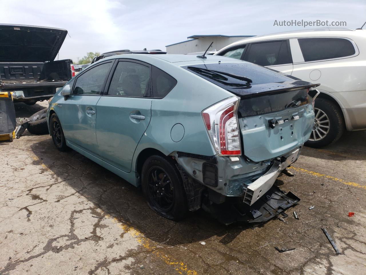 2012 Toyota Prius  Turquoise vin: JTDKN3DU2C1541056