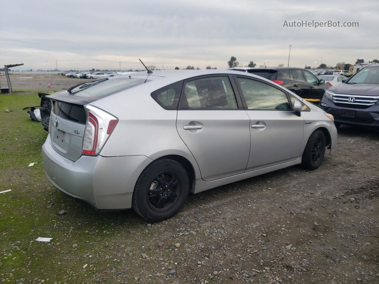 2012 Toyota Prius  Серебряный vin: JTDKN3DU2C1549397