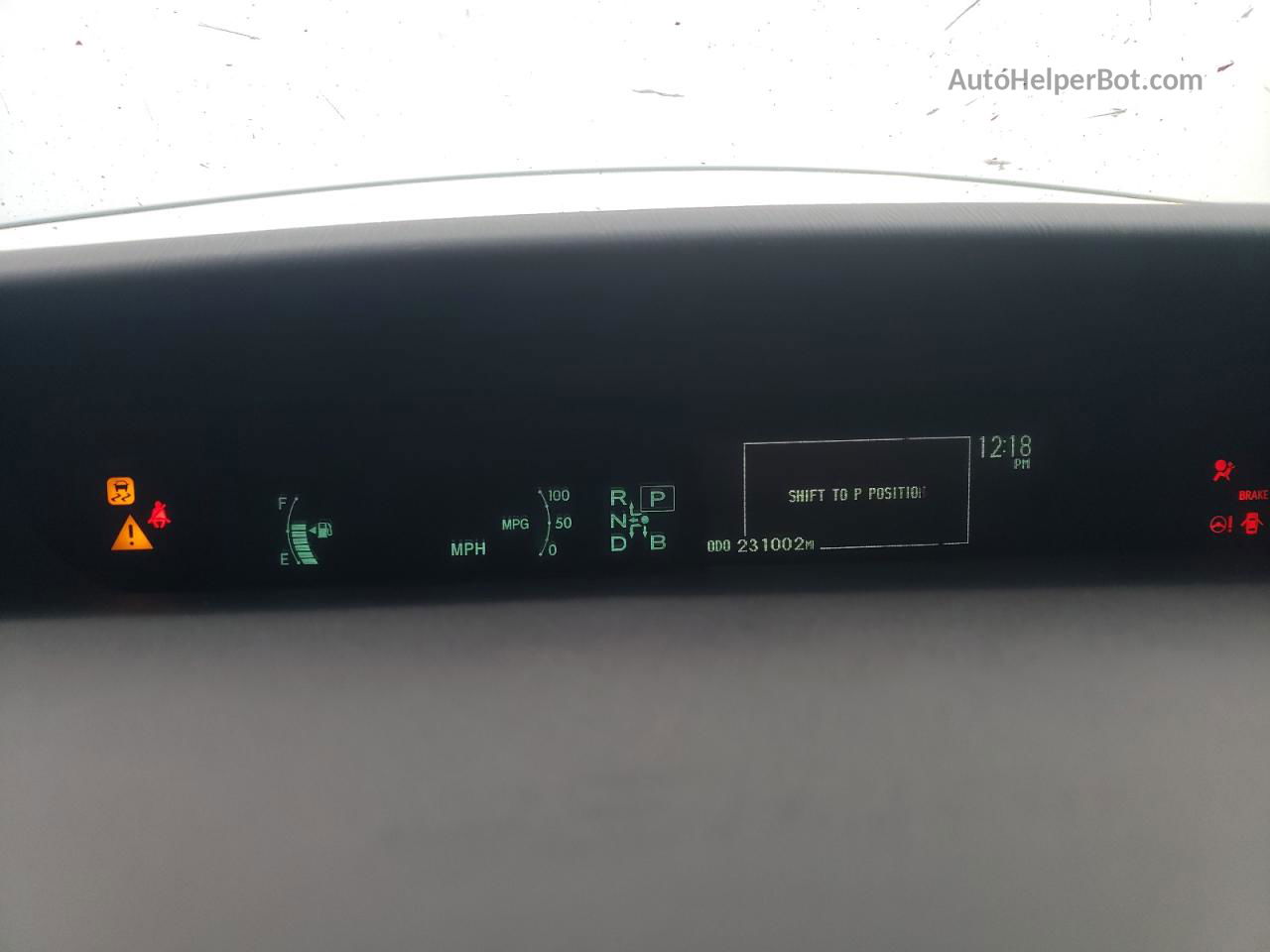 2012 Toyota Prius  Серебряный vin: JTDKN3DU2C1549397