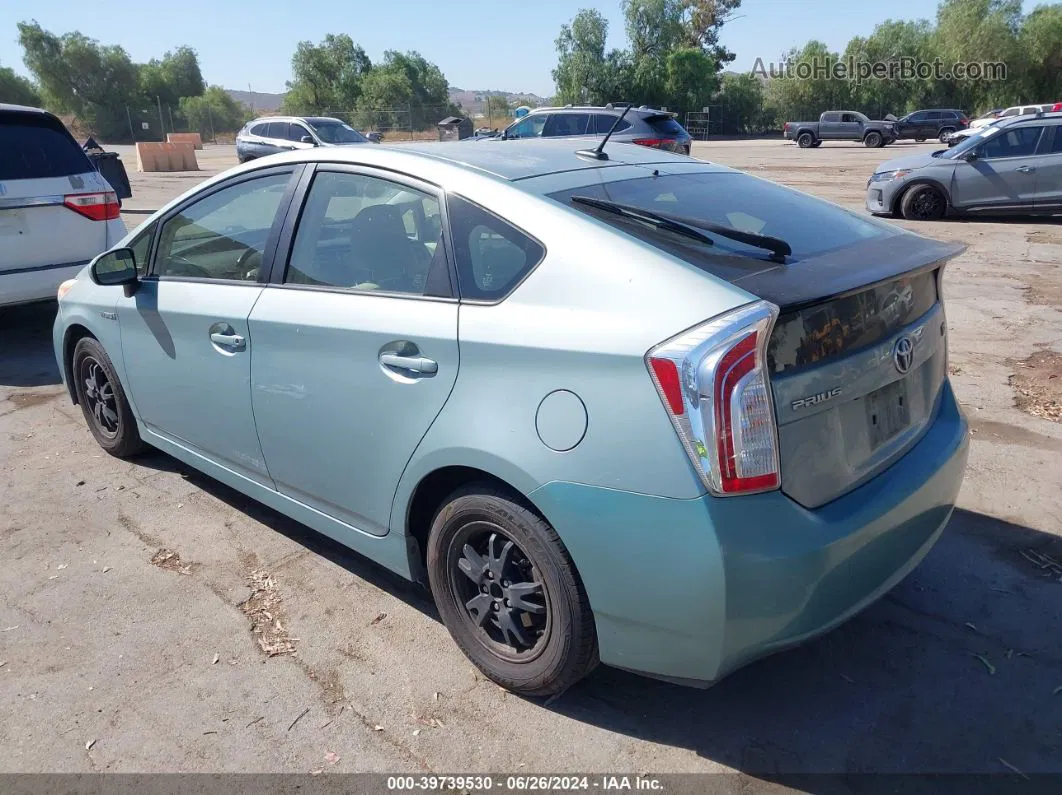 2012 Toyota Prius Three Light Blue vin: JTDKN3DU2C1553322