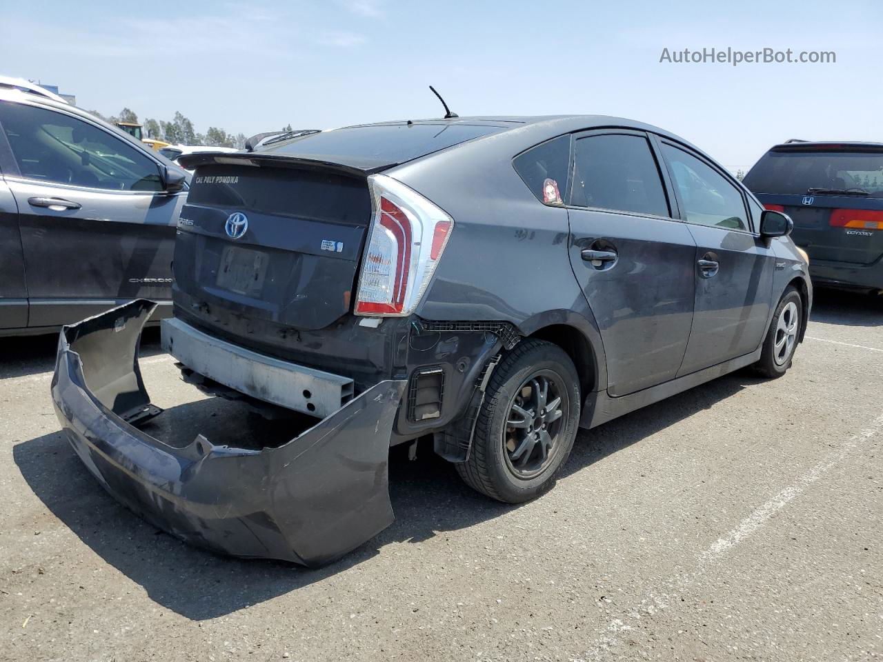 2012 Toyota Prius  Charcoal vin: JTDKN3DU2C5382676